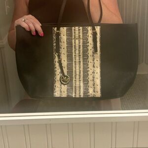 Authentic Michael Kors Croc Tote